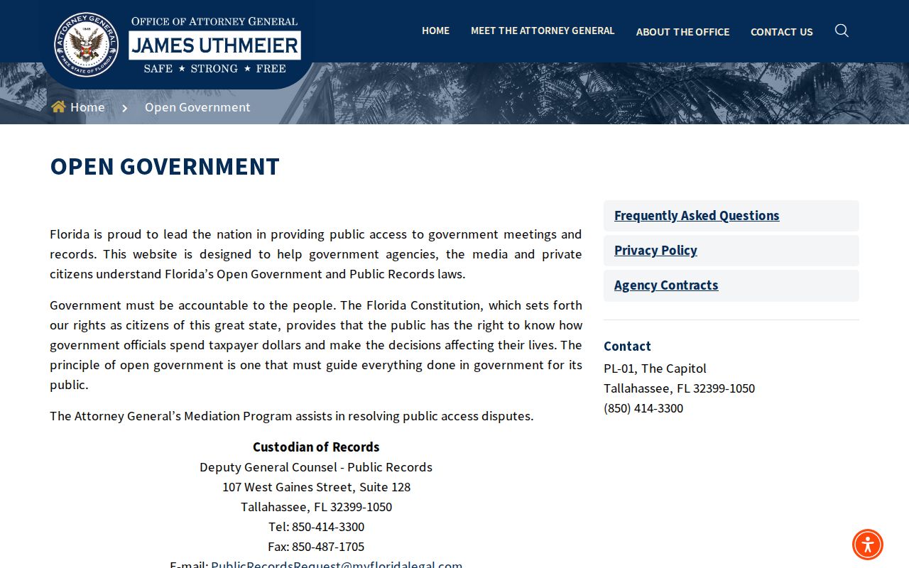 Deerfield Beach residents directory Florida open government guidance