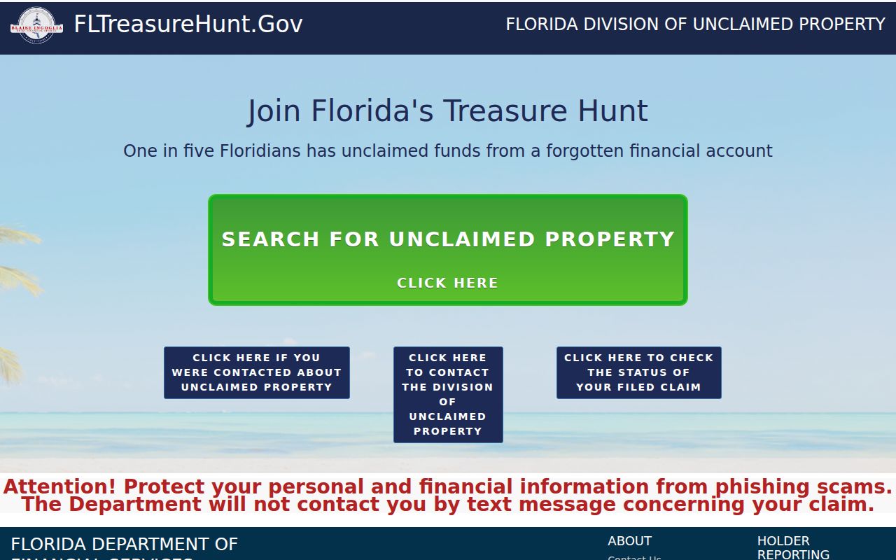 Deerfield Beach residents directory Florida unclaimed property search