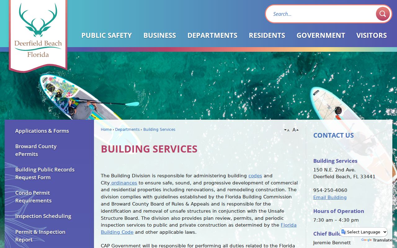 Deerfield Beach street directory building services